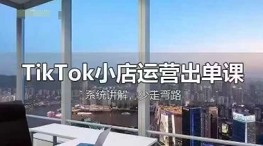 TikTok小店运营出单课,从开店选品、运营出单、发货回款,进行全流程讲解-青年云网创—高质量项目商城
